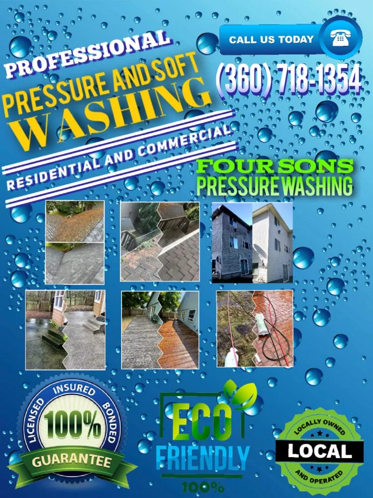 Slide of Four Sons Pressure Washing