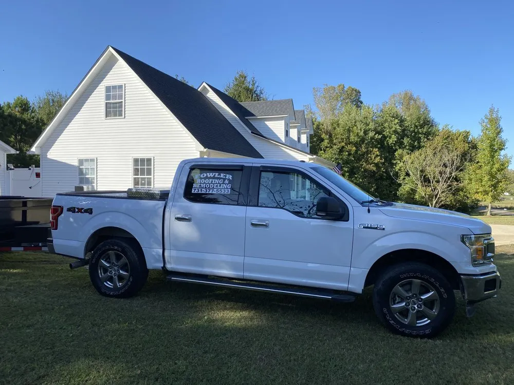 Slide of Fowler Roofing