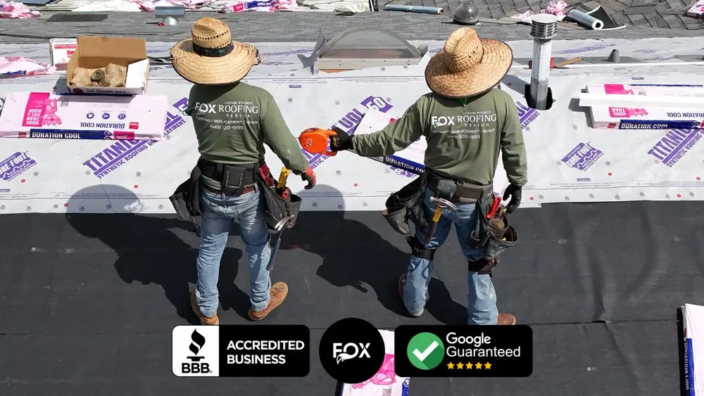 Slide of Fox Roofing Company