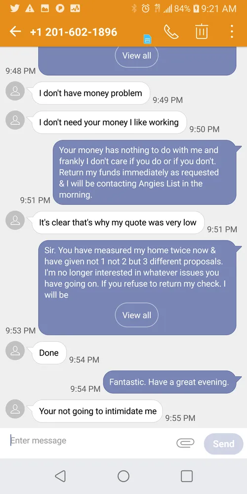 Slide of FP Contruction Roofing Company