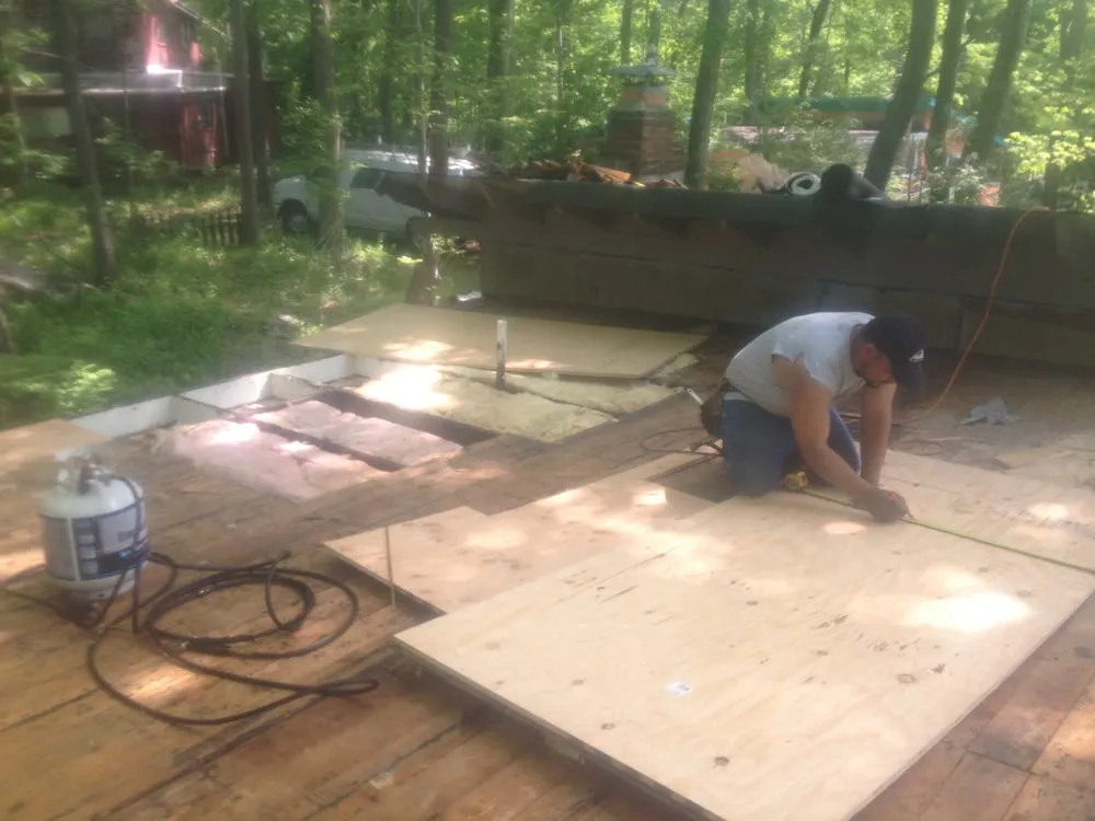 Slide of FP Contruction Roofing Company