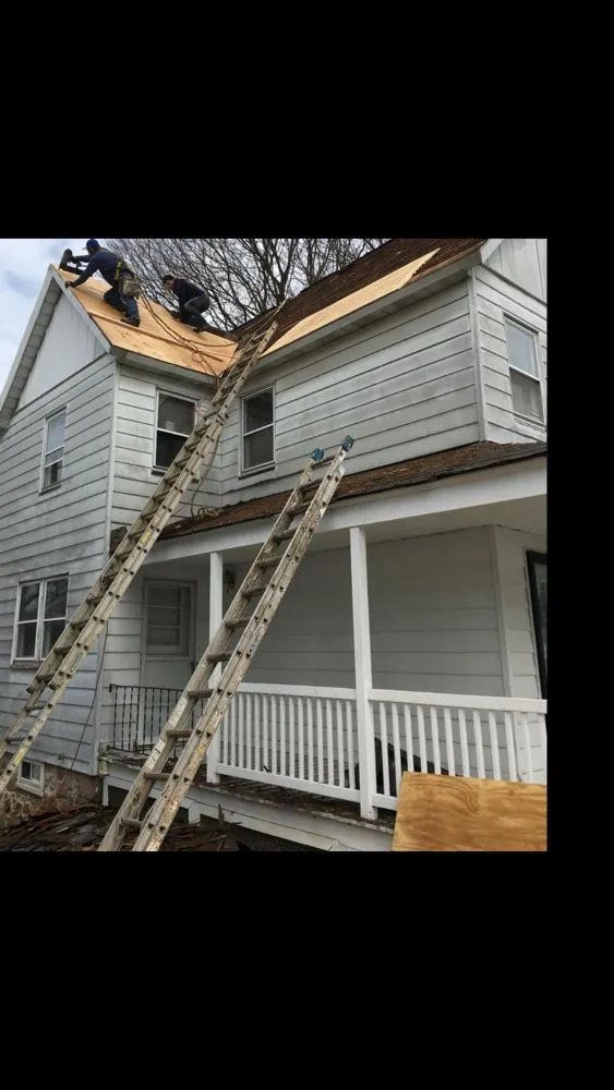 Slide of FP Contruction Roofing Company