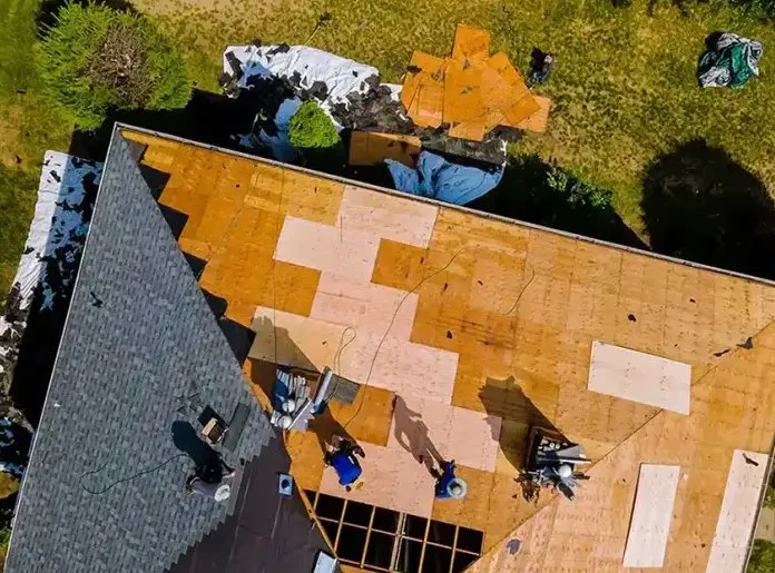 Slide of F&P Roofing Services