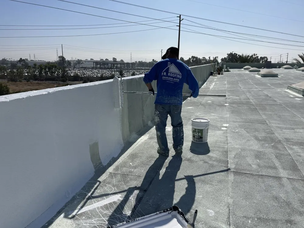 Slide of FR Roofing Services