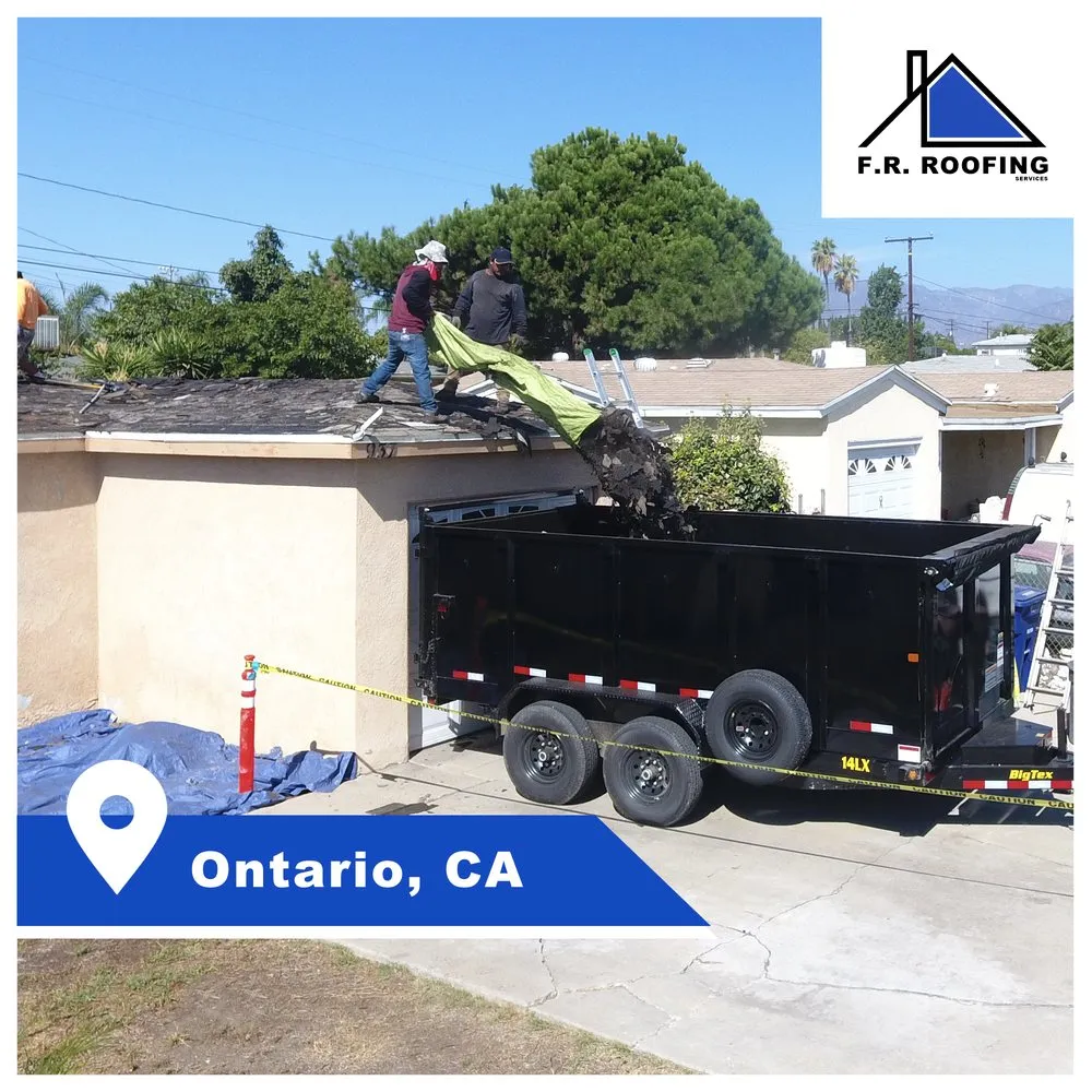 Slide of FR Roofing Services