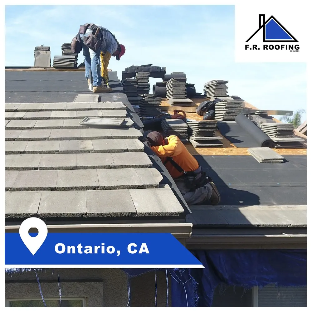Slide of FR Roofing Services