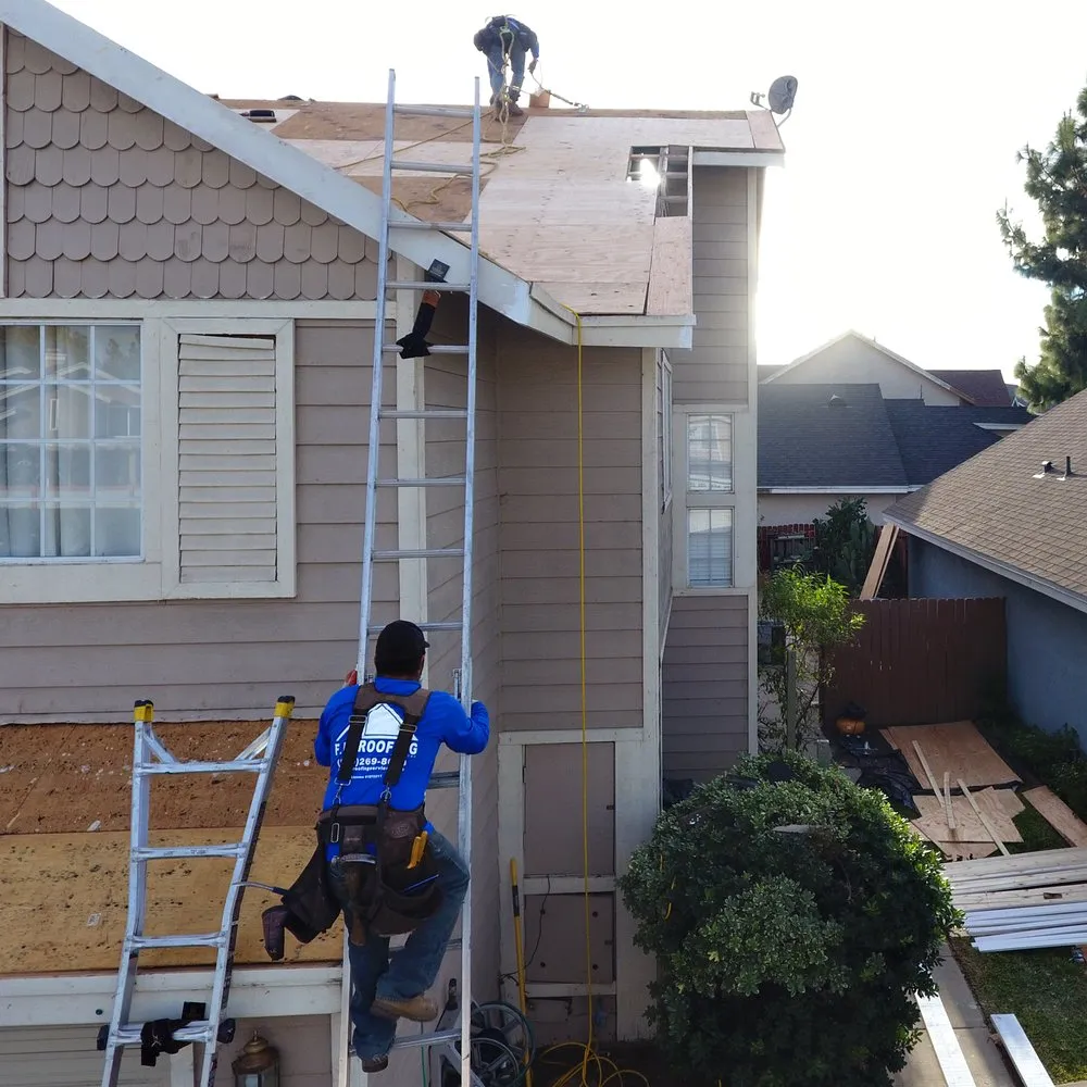 Slide of FR Roofing Services