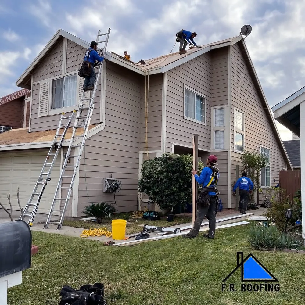 Slide of FR Roofing Services