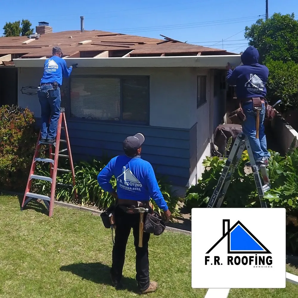 Slide of FR Roofing Services