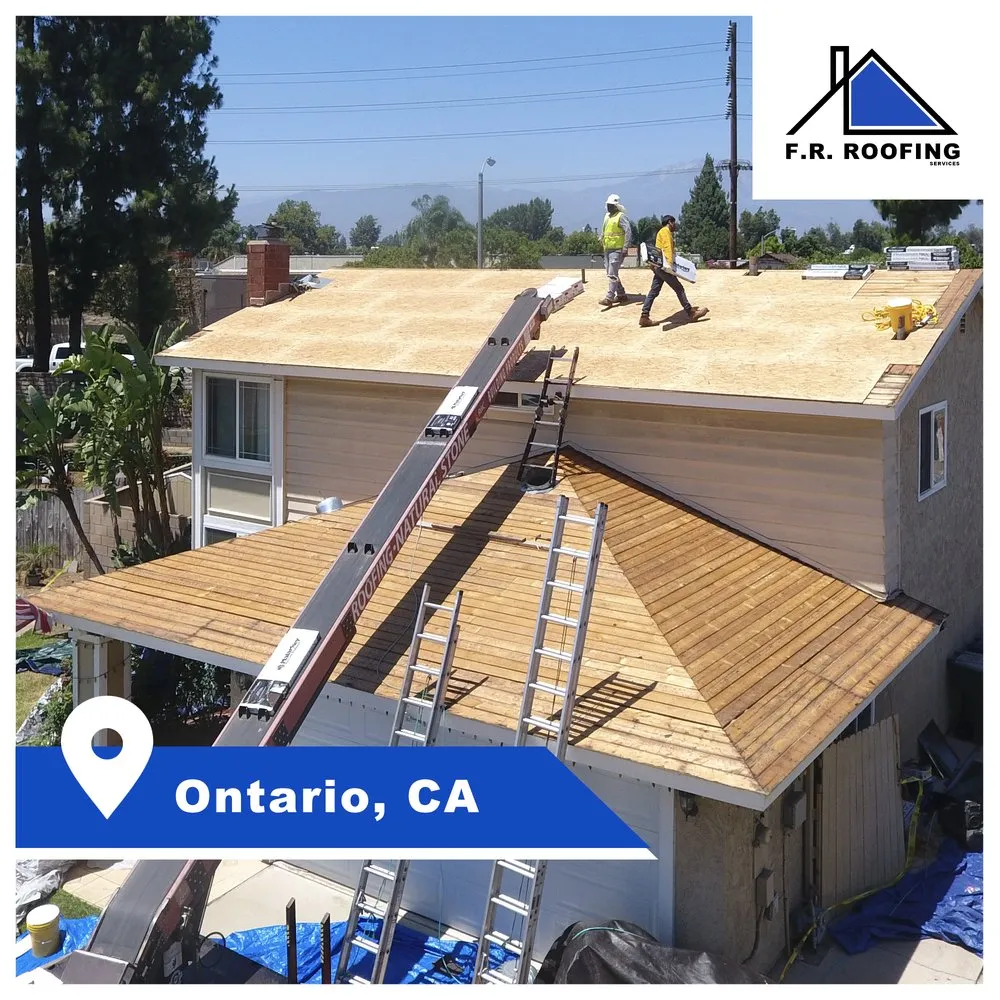Slide of FR Roofing Services