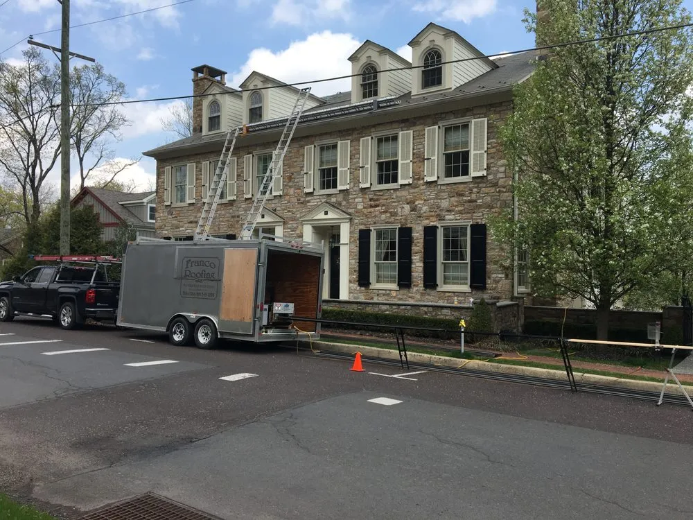 Expert roof installation in Pipersville, PA by Franco Roofing