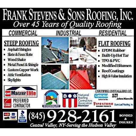 Slide of Frank Stevens & Sons Roofing