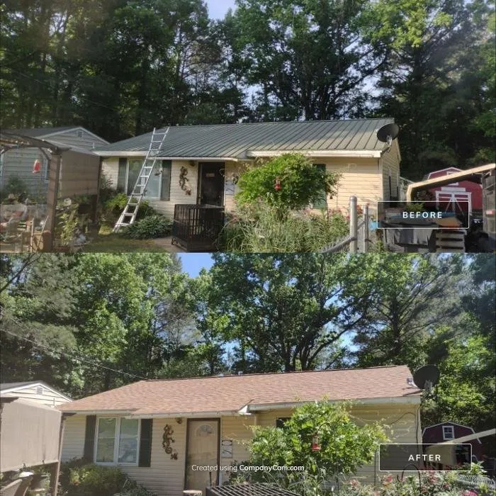 Slide of Frank's Roofing