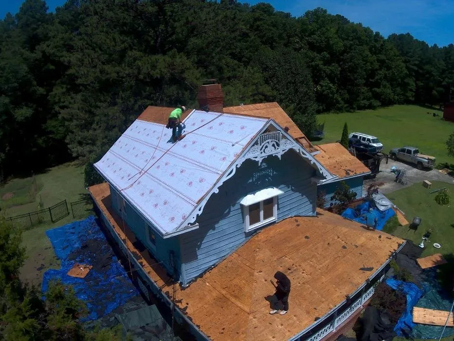 Slide of Frank's Roofing