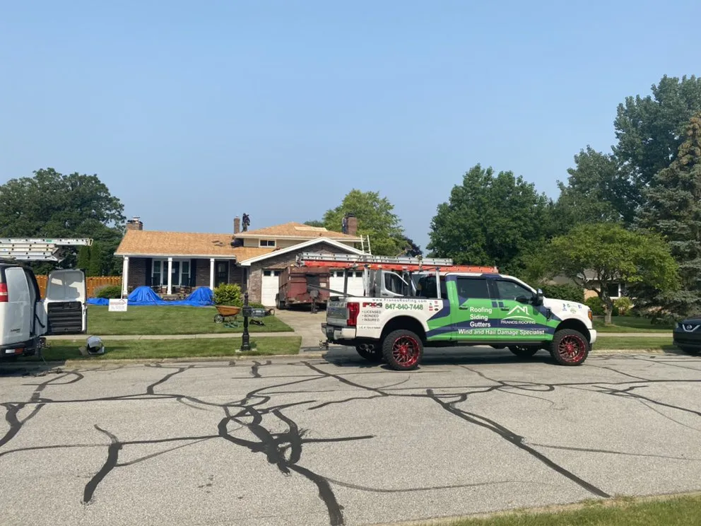 Slide of Franos Roofing