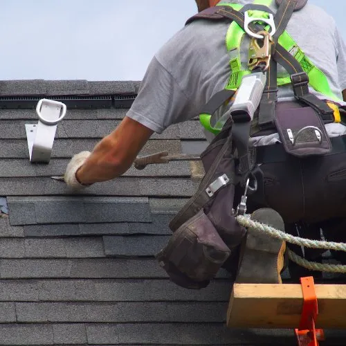 Slide of Fred Meyer Roofing