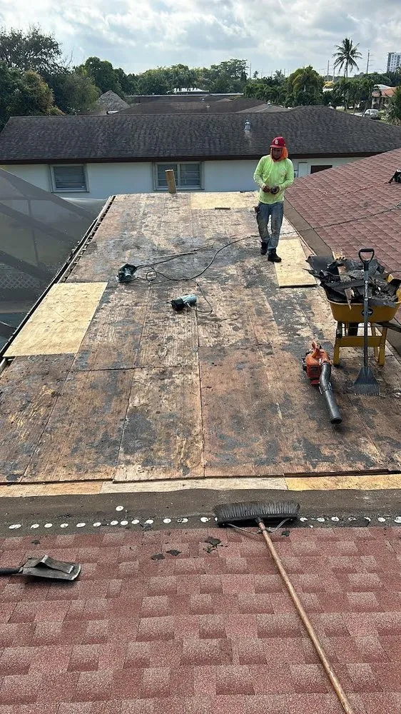 Slide of Fred Roofing Service