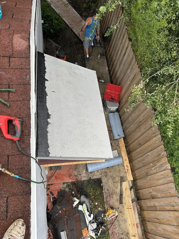 Slide of Fred Roofing Service