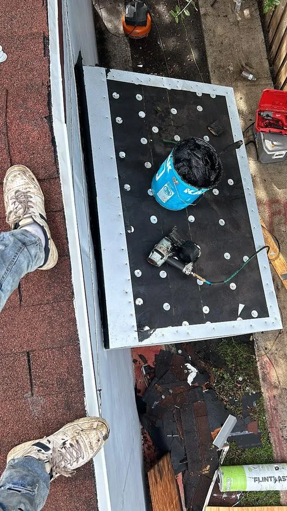 Slide of Fred Roofing Service