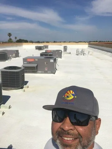 Slide of Freddy's Roofing