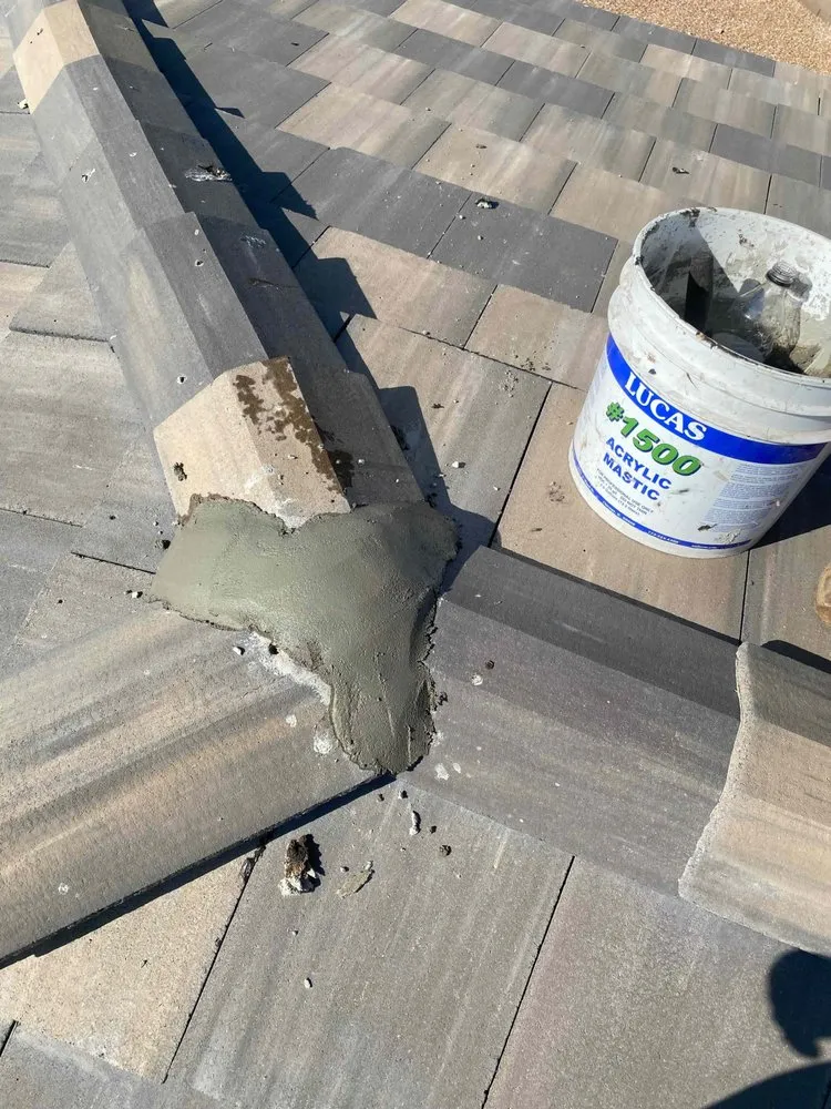 Slide of Freddy's Roofing