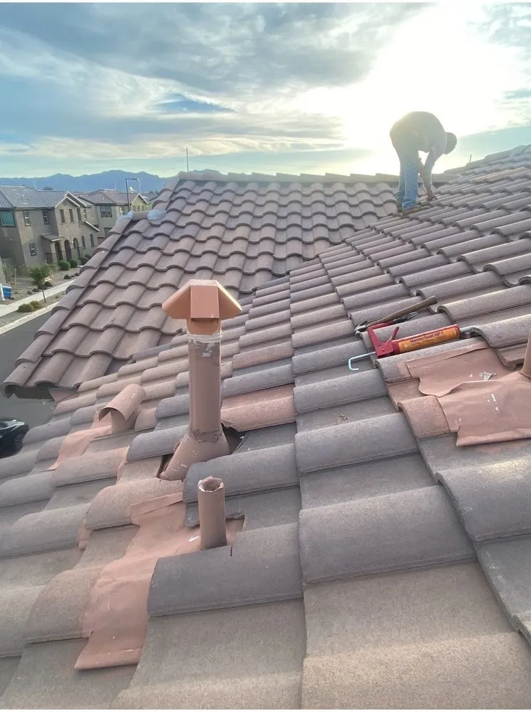 Slide of Freddy's Roofing