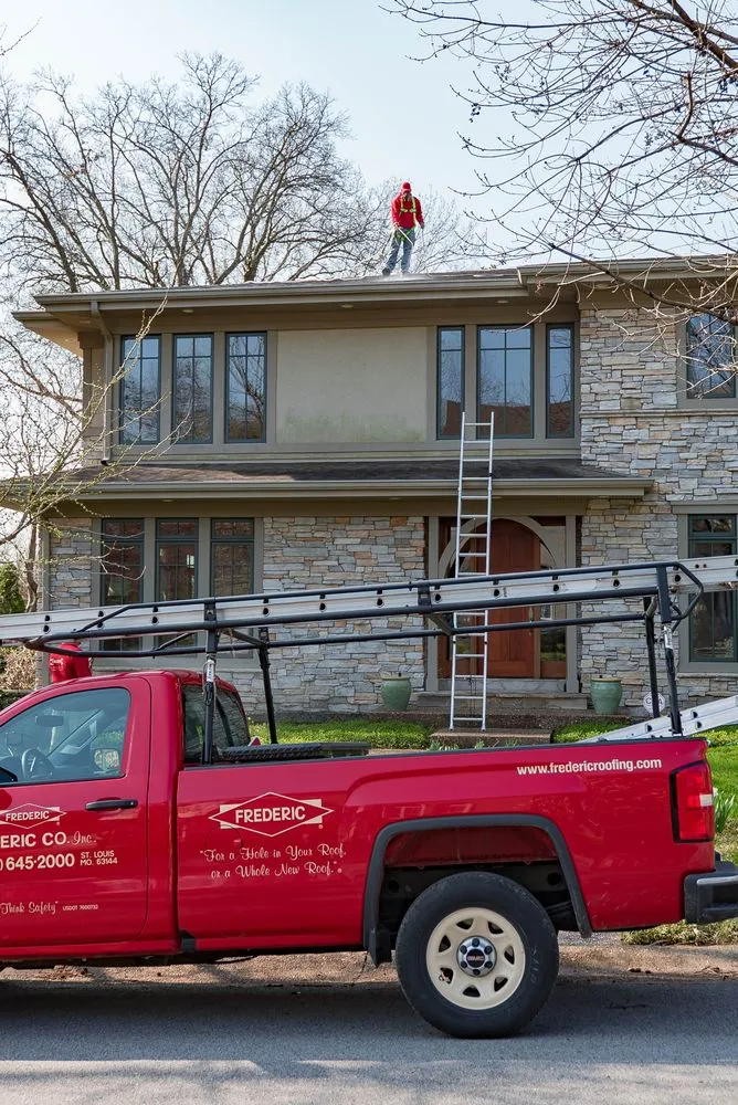 Local storm damage roof repair for residential properties across St. Louis, MO - Frederic Roofing Company