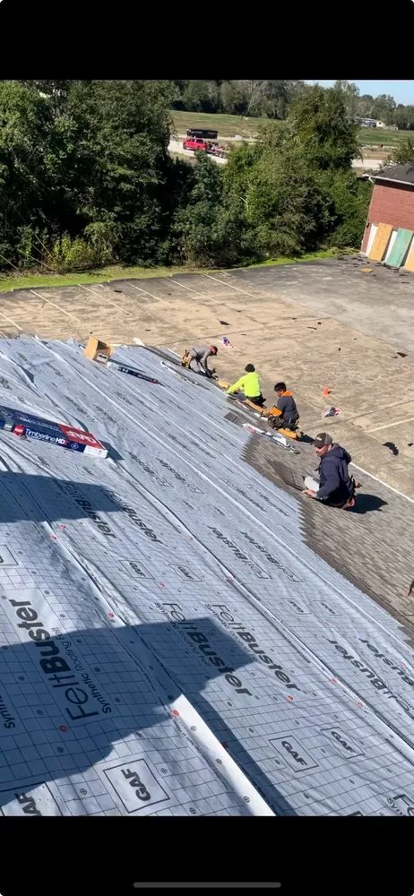 Slide of Freedom Professional Roofing