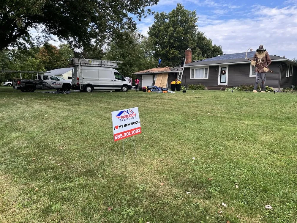 Slide of Freedom Roofing and Windows