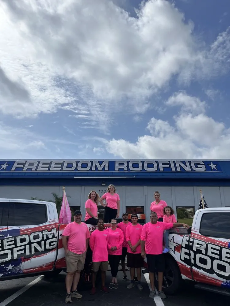 Slide of Freedom Roofing
