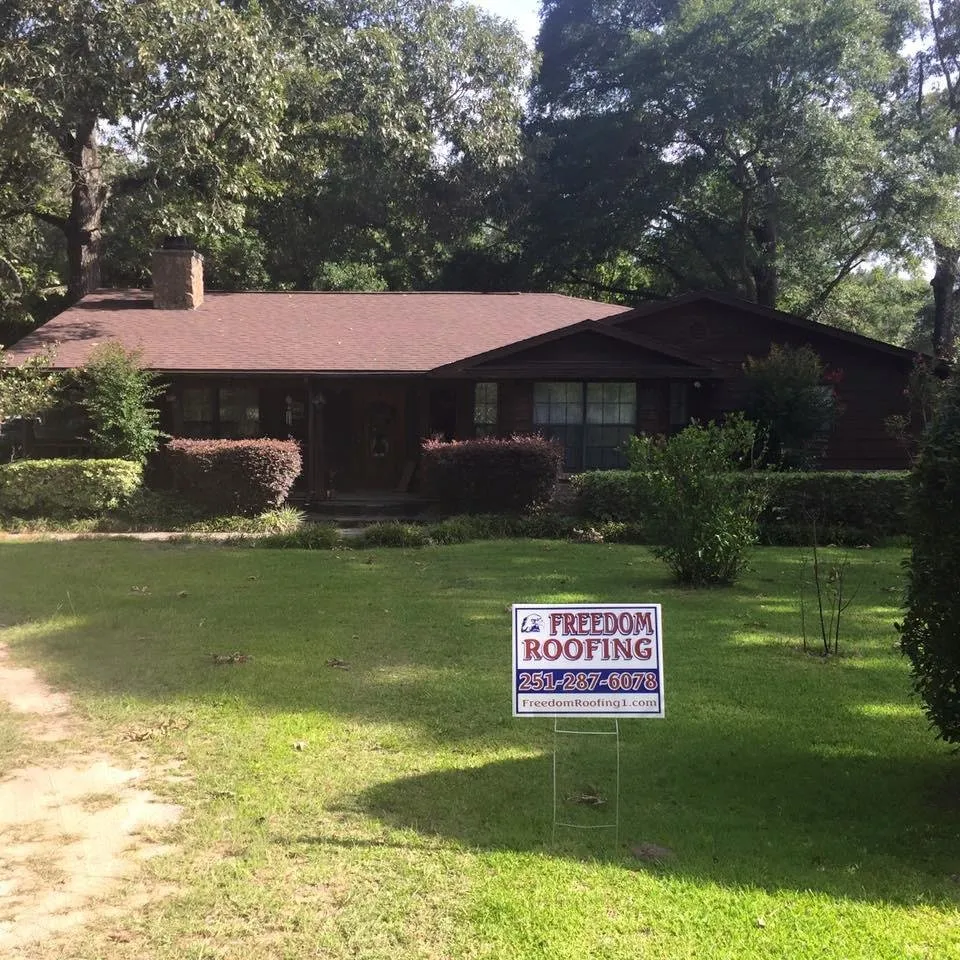 Slide of Freedom Roofing