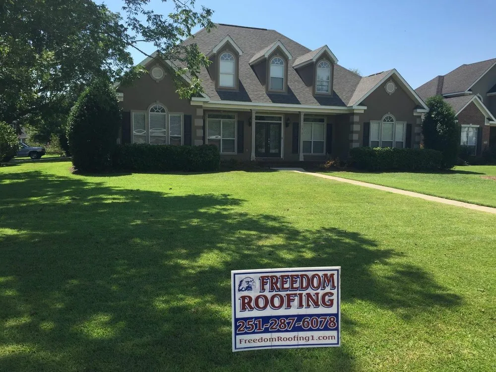 Slide of Freedom Roofing