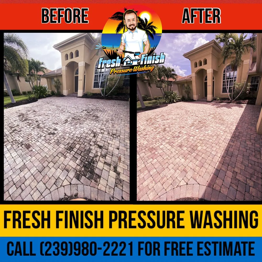 Slide of Fresh Finish Pressure Washing