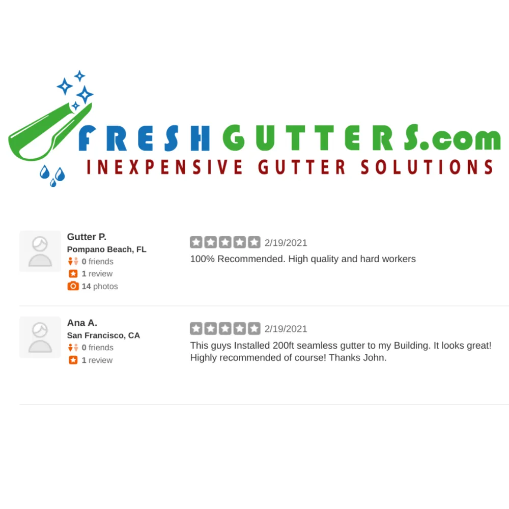 Slide of FreshGutters