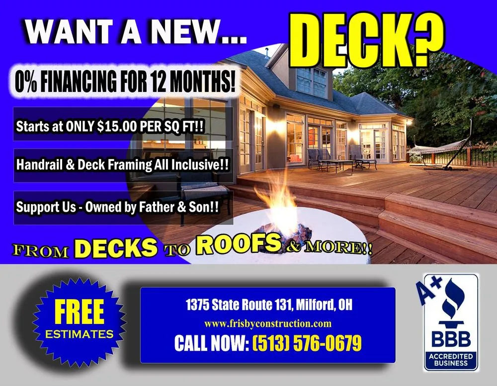 Slide of Frisby Construction