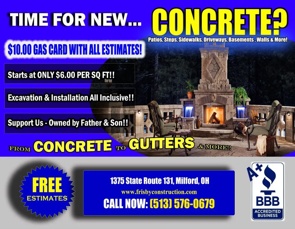 Slide of Frisby Construction