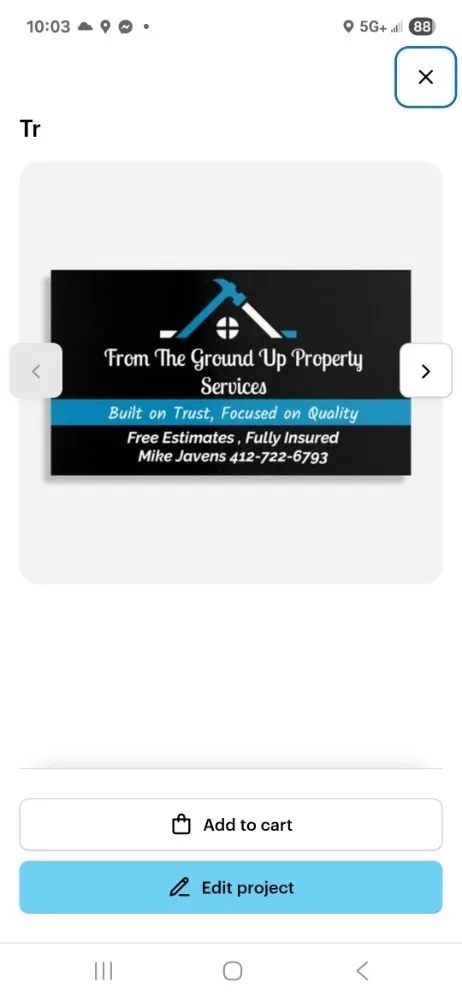 Slide of From the Ground up Property Services