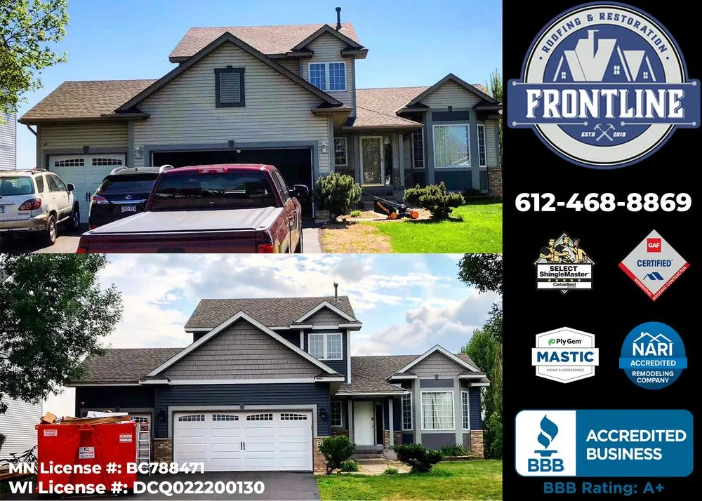 Slide of Frontline Roofing & Restoration