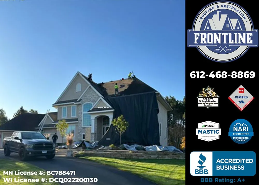Slide of Frontline Roofing & Restoration