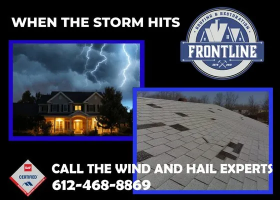 Frontline Roofing & Restoration Logo