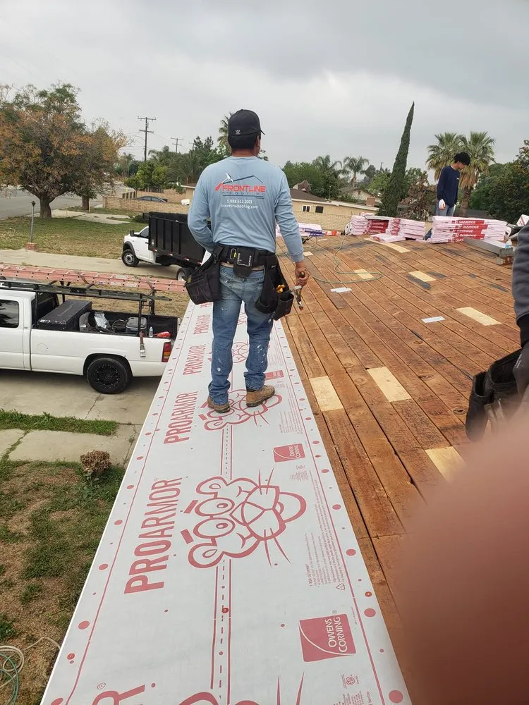 Slide of Frontline Roofing