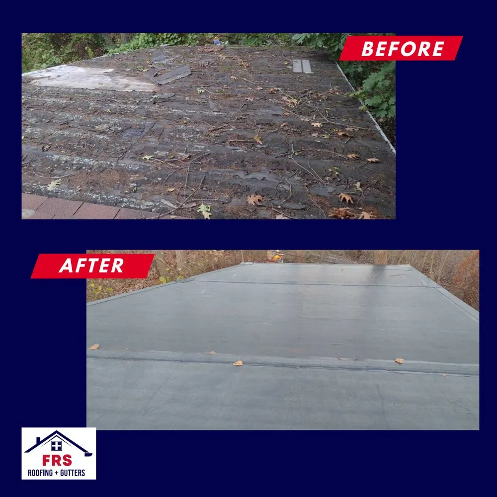 Slide of FRS Roofing Gutters