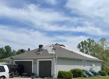 Slide of Fry's Roofing