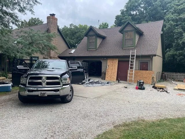 Slide of Fry's Roofing