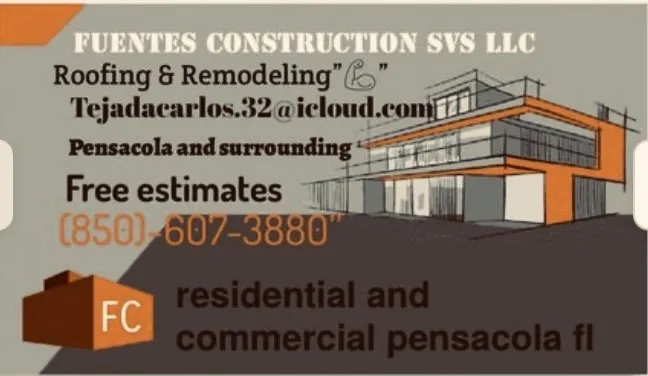 Slide of Fuentes Construction Svs
