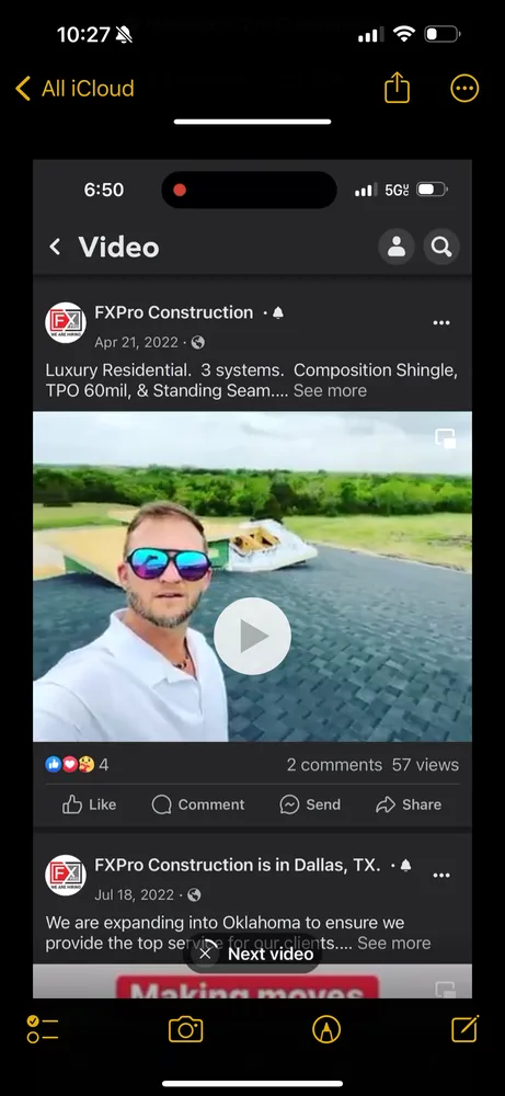 Slide of Fxpro Construction