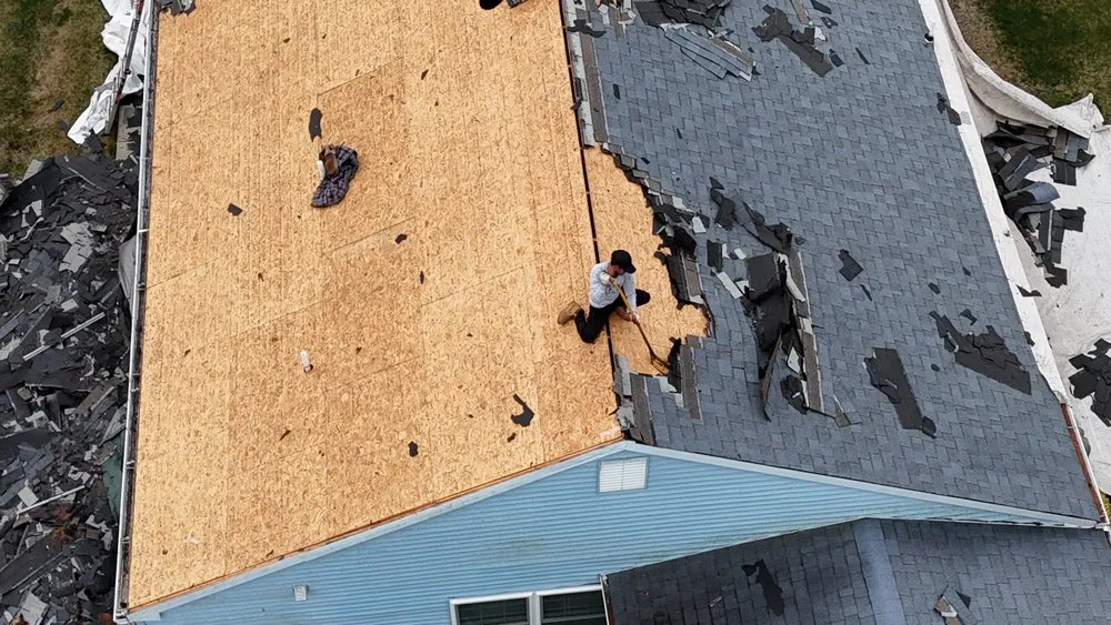 Slide of G R M Roofing