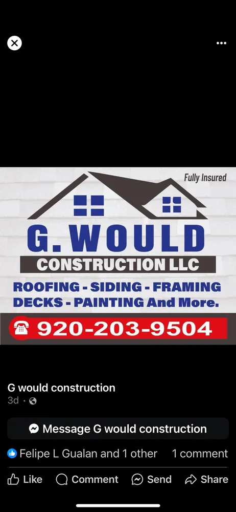 Slide of G Would Contruction