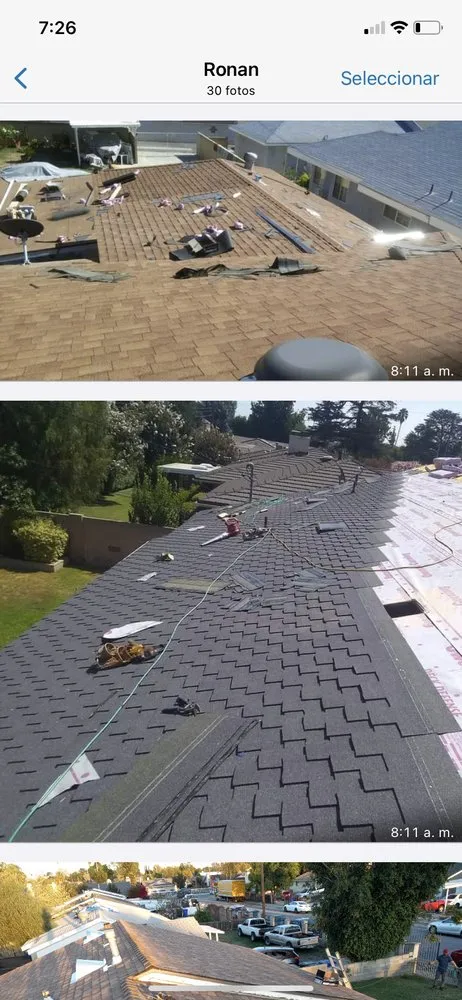 Slide of Galarzas Roofing