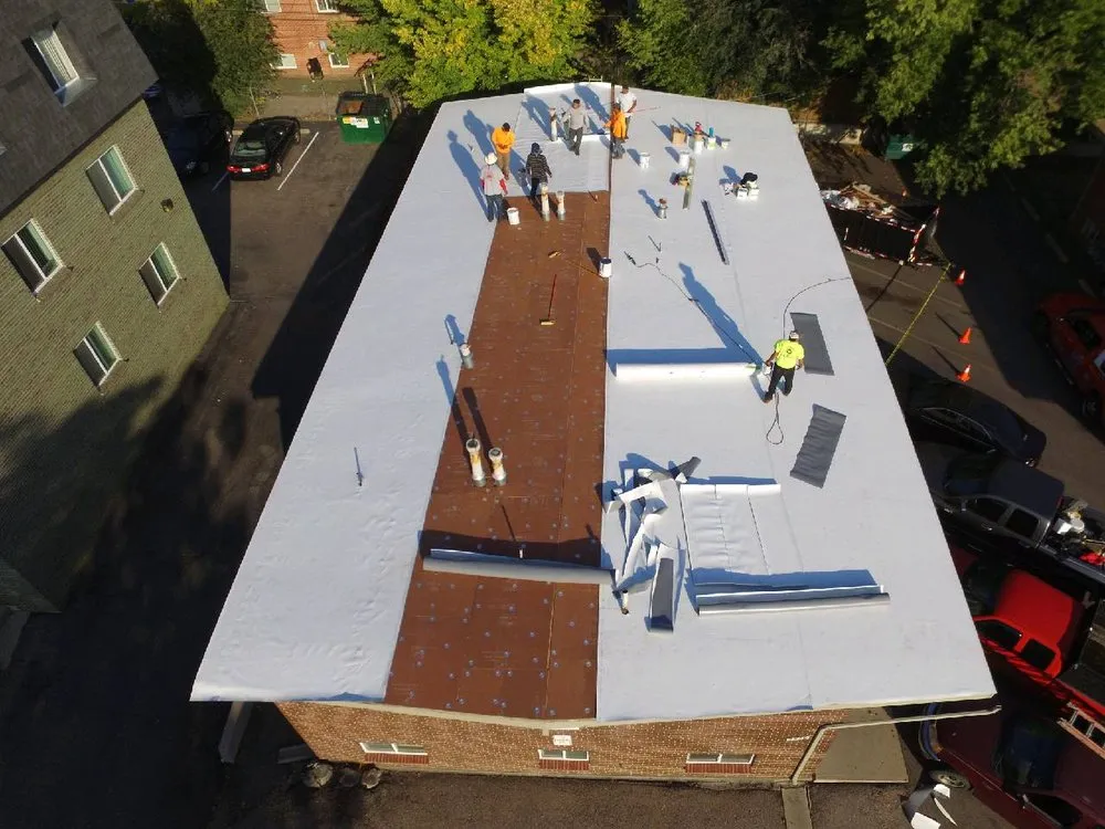 Slide of Galaxy Roofing